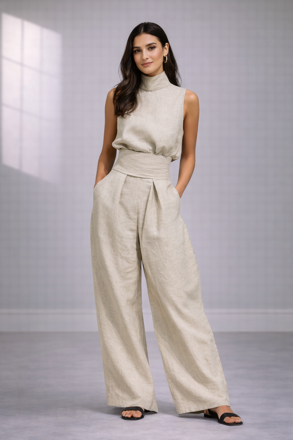 Mariam | Conjunto de Lino Elegante