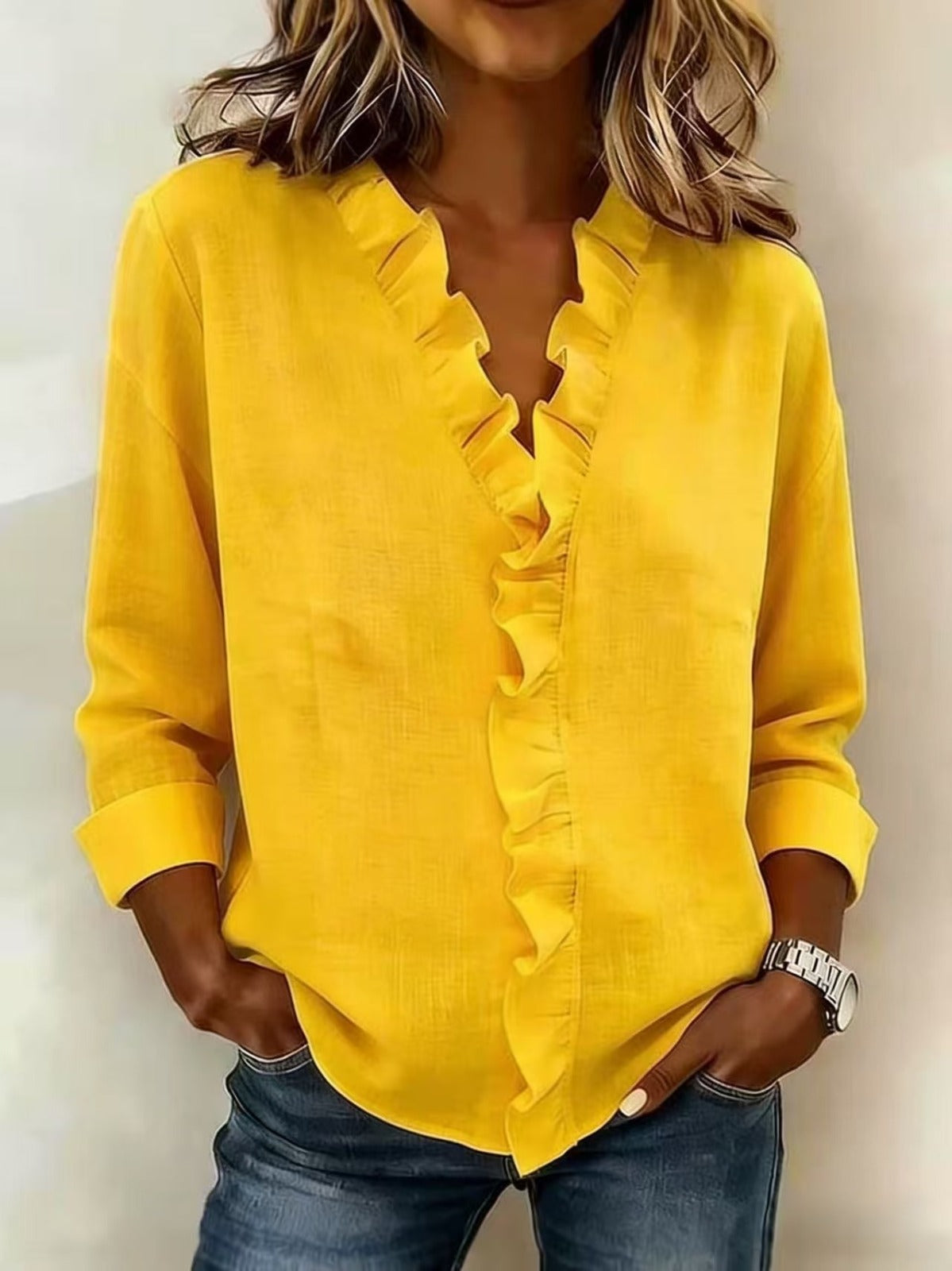 Aurora | Blusa con Volantes