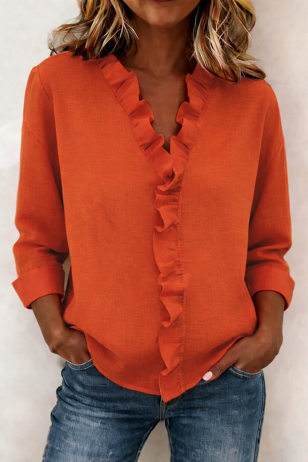 Aurora | Blusa con Volantes