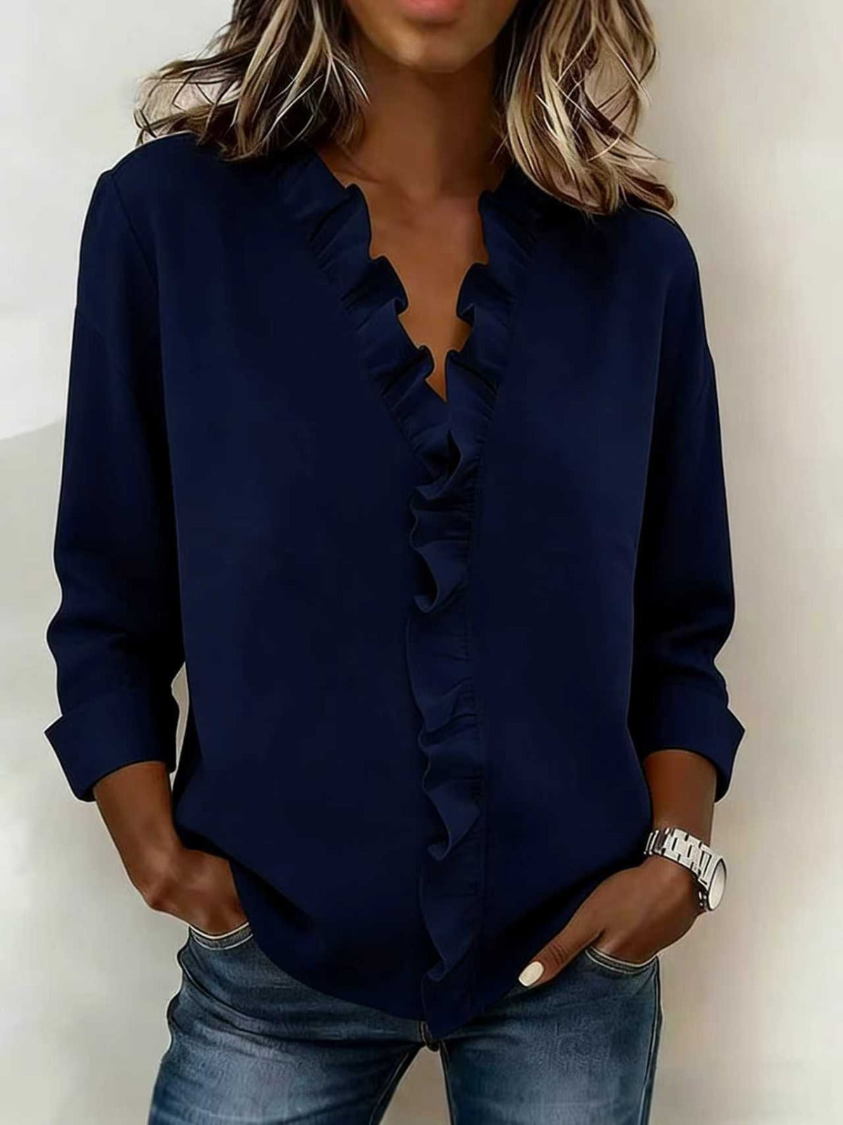 Aurora | Blusa con Volantes